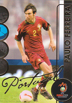 Paulo Ferreira Portugal Panini Euro 2008 Card Collection #146